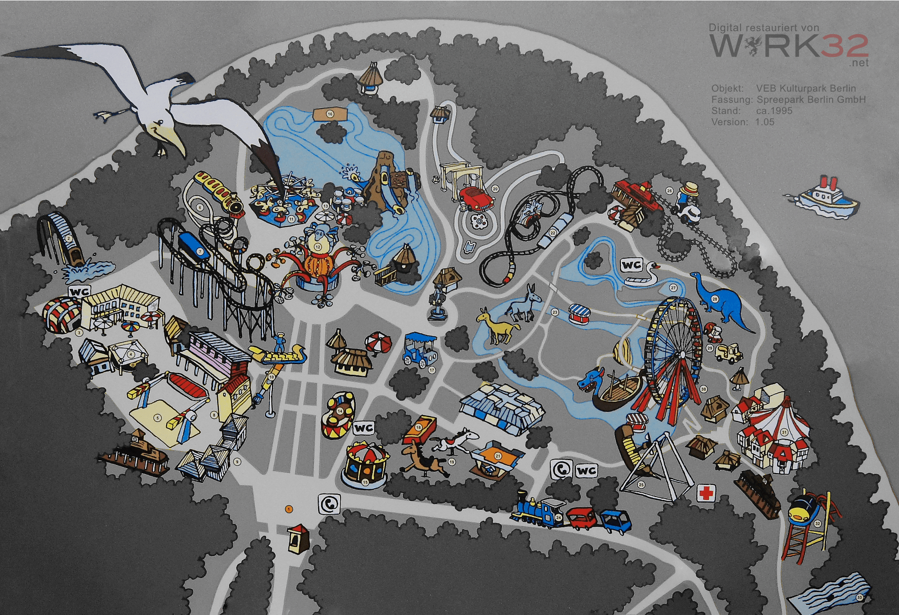 Kulturpark-Plaenterwald_Karte Übersichtskarte